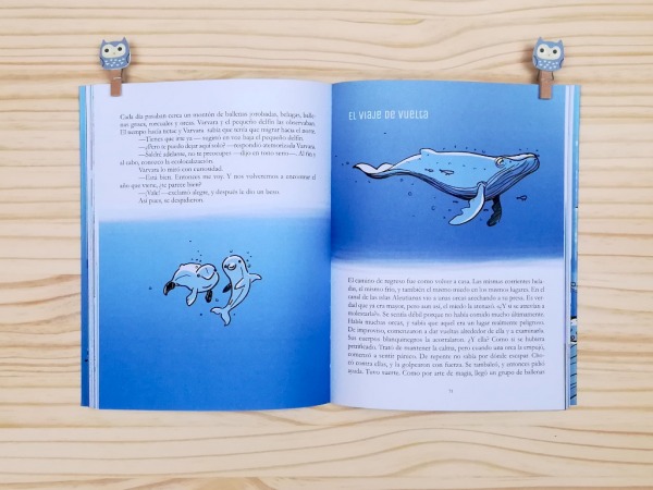 Páginas interiores del libro "Varvara", de Marka Mikova y Daniel Piqueras, editado por Narval