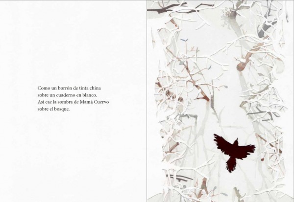 Páginas interiores 1 del libro "El secreto del abuelo oso", de Pedro Mañas (texto) y Zuzanna Celej (ilustración), editado por Kalandraka