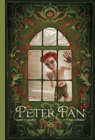 Peter-Pan-escrito por James Barrie e ilustrado por Antonio Lorente editado por edelvives