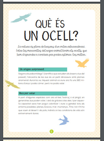 Guía per descobrir i protegir les aus. Editorial Cossetania